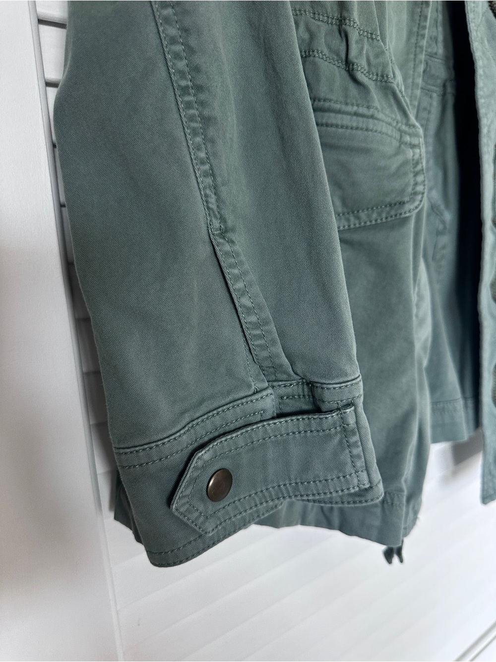 GAP Green Utility Field Jacket Drawstring XS - Picture 10 of 13